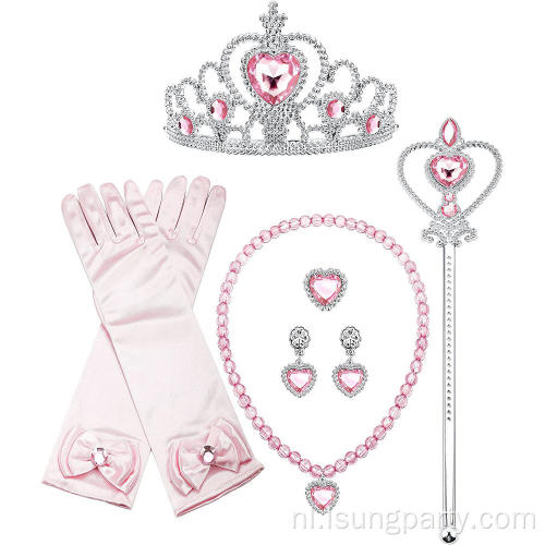 Prinses verkleed accessoires voor een meisje